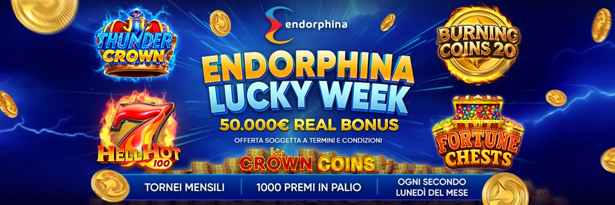 Lucky Week Endorphina - €10.000 Montepremi