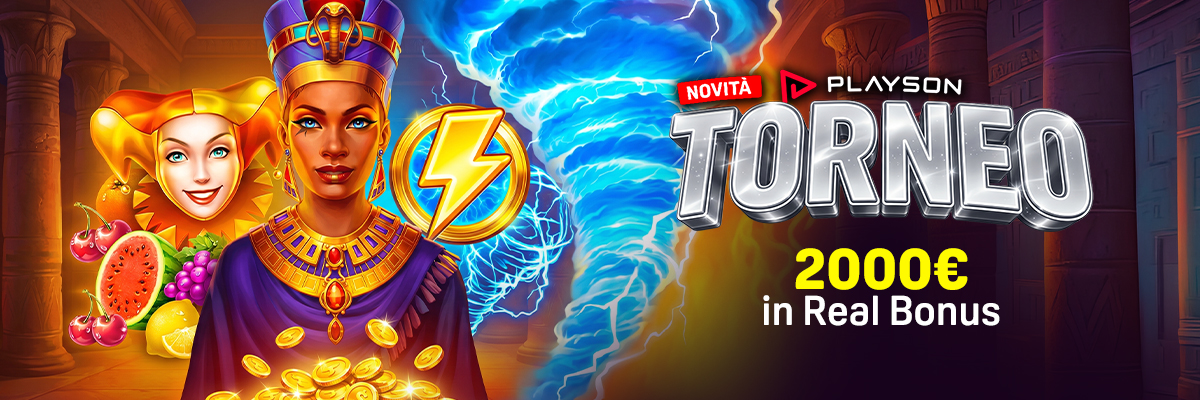 Torneo Novità Playson - €2.000 Montepremi