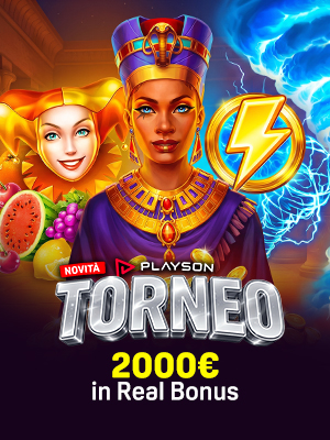 Torneo Novità Playson - €2.000 Montepremi